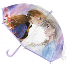 Jégvarázs - Frozen átlátszó esernyő 45 cm 