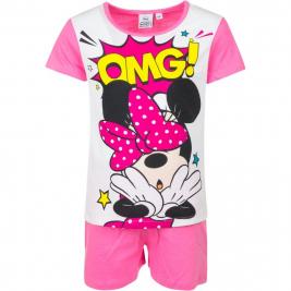 Minnie egér - Minnie Mouse pamut rövid ujjú és szárú pizsama