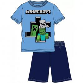 Minecraft rövid ujjú rövid nadrágos pizsama